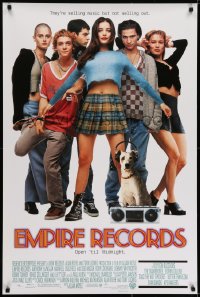 6r278 EMPIRE RECORDS DS 1sh 1995 Liv Tyler, Anthony LaPaglia, Renee Zellweger, Ethan Embry!