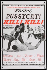 6r301 FASTER, PUSSYCAT! KILL! KILL! 1sh R1995 Russ Meyer's best, Satana, Haji, superwomen!