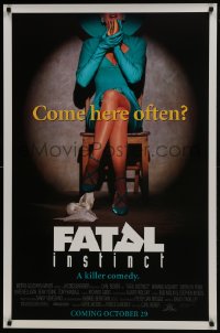 6r302 FATAL INSTINCT advance DS 1sh 1993 Armand Assante, Sean Young, Sherilyn Fenn!