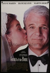 6r304 FATHER OF THE BRIDE DS 1sh 1991 great image of worried father Steve Martin