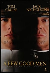 6r308 FEW GOOD MEN teaser 1sh 1992 best close up of Tom Cruise & Jack Nicholson!