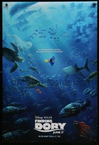 6r310 FINDING DORY advance DS 1sh 2016 Disney & Pixar, Ellen DeGeneres, a journey she won't remember