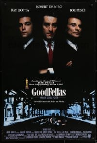 6r360 GOODFELLAS awards 1sh 1990 Robert De Niro, Joe Pesci, Ray Liotta, Martin Scorsese classic!