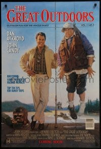 6r368 GREAT OUTDOORS advance 1sh 1988 Dan Aykroyd, John Candy, magazine cover art!