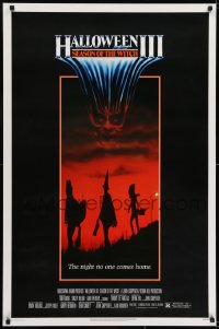 6r382 HALLOWEEN III 1sh 1982 Season of the Witch, horror sequel, the night no one comes home!