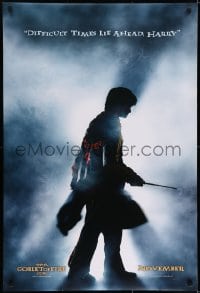 6r389 HARRY POTTER & THE GOBLET OF FIRE teaser DS 1sh 2005 cool image of Daniel Radcliffe!