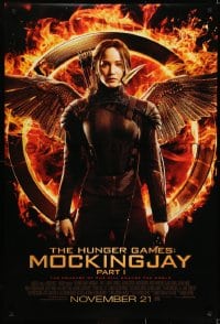 6r422 HUNGER GAMES: MOCKINGJAY - PART 1 advance DS 1sh 2014 image of Jennifer Lawrence!