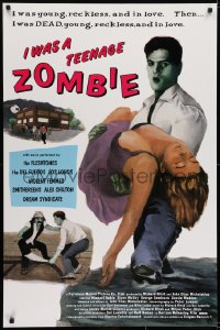 6r429 I WAS A TEENAGE ZOMBIE 1sh 1987 wacky image, music by Los Lobos, Violent Femmes!