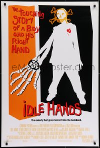 6r431 IDLE HANDS DS 1sh 1999 a touching story of a boy and his right hand, cool artwork!