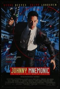 6r467 JOHNNY MNEMONIC DS 1sh 1995 Keanu Reeves, Dolph Lundgren, Dian Meyer, Ice-T, Takeshi Kitano