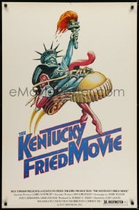 6r481 KENTUCKY FRIED MOVIE 1sh 1977 John Landis directed comedy, wacky tennis shoe art!