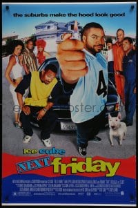 6r644 NEXT FRIDAY DS 1sh 1999 Ice Cube, Mike Epps, the suburbs make the hood look good!