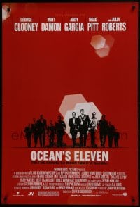 6r650 OCEAN'S 11 DS 1sh 2001 Steven Soderbergh, George Clooney, Matt Damon, Brad Pitt