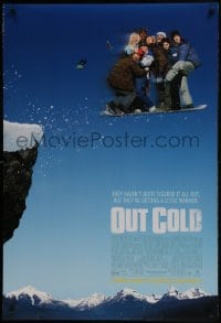 6r659 OUT COLD advance DS 1sh 2001 Jason London, Lee Majors, Zach Galifianakis, snowboarding!