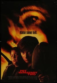 6r679 PET SEMATARY TWO DS 1sh 1992 Stephen King, zombies are back by popular demand!