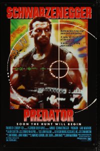 6r699 PREDATOR 1sh 1987 Arnold Schwarzenegger sci-fi, like nothing on Earth!