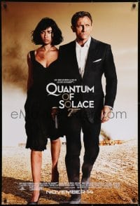 6r712 QUANTUM OF SOLACE advance 1sh 2008 Daniel Craig as James Bond, sexy Olga Kurylenko!