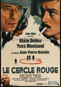 6r729 RED CIRCLE 1sh R2003 Jean-Pierre Melville's Le Cercle Rouge, Alain Delon, cool images!