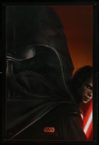 6r746 REVENGE OF THE SITH style A teaser 1sh 2005 Star Wars Episode III, Christensen as Vader!