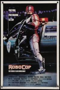 6r752 ROBOCOP 1sh 1987 Paul Verhoeven classic, Peter Weller is part man, part machine, all cop!