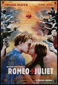 6r762 ROMEO & JULIET style A advance DS 1sh 1996 Leonardo DiCaprio, Claire Danes, Baz Luhrmann!