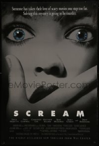 6r781 SCREAM DS 1sh 1996 directed by Wes Craven, David Arquette, Neve Campbell!