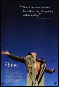 6r797 SHINE DS 1sh 1996 Australian biography of pianist David Helfgott starring Geoffrey Rush!