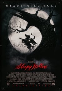 6r814 SLEEPY HOLLOW advance 1sh 1999 Thanksgiving style, cool image of headless horseman!