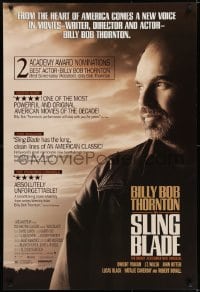 6r816 SLING BLADE 1sh 1996 star & director Billy Bob Thornton, many reviews!