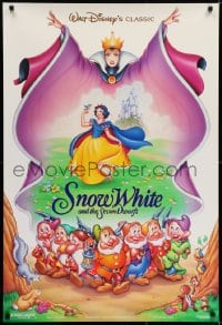 6r820 SNOW WHITE & THE SEVEN DWARFS DS 1sh R1993 Disney animated cartoon fantasy classic!