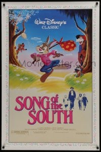 6r828 SONG OF THE SOUTH 1sh R1986 Walt Disney, Uncle Remus, Br'er Rabbit & Br'er Bear!