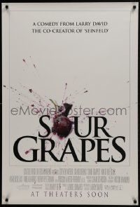 6r830 SOUR GRAPES advance DS 1sh 1998 Atlantic City gambling, directed by Larry David!