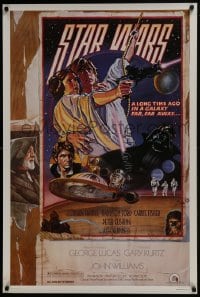 6r863 STAR WARS style D Kilian fan club 1sh R1992 circus poster art by Drew Struzan & Charles White!