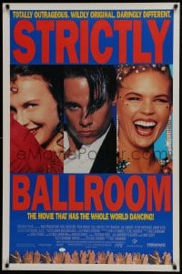 6r878 STRICTLY BALLROOM 1sh 1992 Paul Mercurio, Tara Morice, Bill Hunter, Baz Luhrmann!