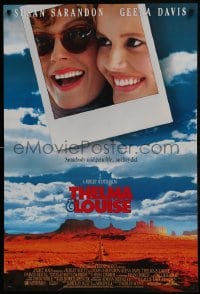 6r903 THELMA & LOUISE 1sh 1991 Susan Sarandon, Geena Davis, Ridley Scott feminist classic!