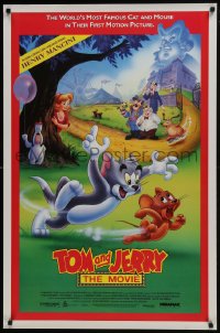 6r921 TOM & JERRY THE MOVIE 1sh 1992 cat & mouse, the world is a kinder, gentler place!