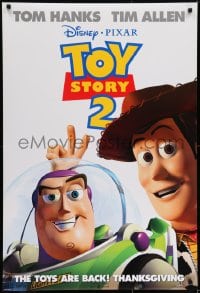 6r928 TOY STORY 2 advance DS 1sh 1999 Woody, Buzz Lightyear, Disney and Pixar animated sequel!