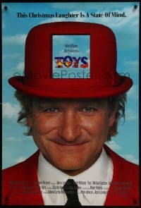 6r930 TOYS style A advance DS 1sh 1992 Robin Williams, Joan Cusack, directed by Barry Levinson!