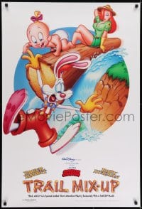 6r933 TRAIL MIX-UP DS 1sh 1993 cartoon art Roger Rabbit, Baby Herman, Jessica Rabbit!