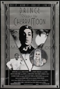 6r952 UNDER THE CHERRY MOON 1sh 1986 cool art deco style artwork of star/director Prince!