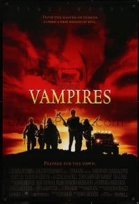 6r956 VAMPIRES 1sh 1998 John Carpenter, James Woods, cool vampire hunter image!