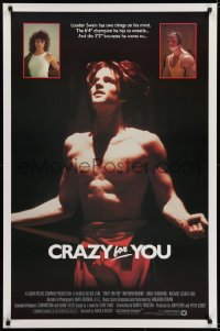 6r961 VISION QUEST int'l 1sh 1985 great close up of wrestler Matthew Modine & sexy Linda Fiorentino