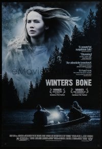 6r977 WINTER'S BONE 1sh 2010 Jennifer Lawrence, Missouri Ozarks poverty meth mystery thriller!