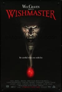 6r978 WISHMASTER advance DS 1sh 1997 Robert Englund, Kane Hodder, Tony Todd, Wes Craven!