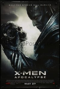 6r991 X-MEN: APOCALYPSE style C advance DS 1sh 2016 Marvel Comics, Oscar Isaac as Apocalypse!