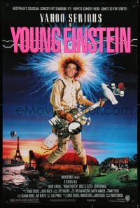 6r996 YOUNG EINSTEIN 1sh 1989 wacky Australian Yahoo Serious directs & stars as Albert!