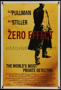 6r997 ZERO EFFECT advance 1sh 1998 Bill Pullman, Ben Stiller, director Jake Kasdan candid!