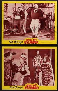 6w729 SON OF FLUBBER 5 LCs 1963 Walt Disney, absent-minded professor Fred MacMurray!