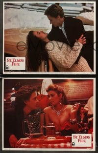 6w453 ST. ELMO'S FIRE 8 LCs 1985 Rob Lowe, Demi Moore, Emilio Estevez, Ally Sheedy, Judd Nelson!