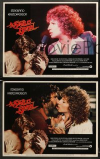 6w862 STAR IS BORN 3 LCs 1977 great images of Kris Kristofferson & Barbra Streisand!